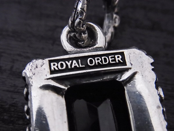 ROYAL ORDER/ロイヤルオーダー スクエアオニキスペンダントの買取実績