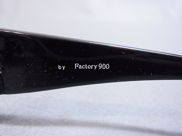 実際に弊社で買取させて頂いた★Factory900/ファクトリー900 メガネフレーム/眼鏡 黒 FA-095の画像 7枚目