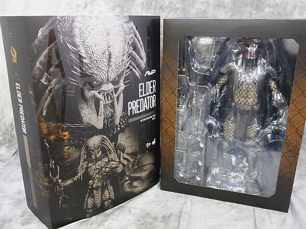 実際に弊社で買取させて頂いた【未使用】HOT TOYS/ホットトイズ 1/6 AVP エルダー・プレデター MMS325の画像 8枚目