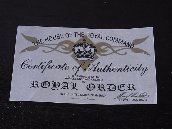 実際に弊社で買取させて頂いたROYAL ORDER/ロイヤルオーダー　ブルドッグネックレスチェーンの画像 7枚目