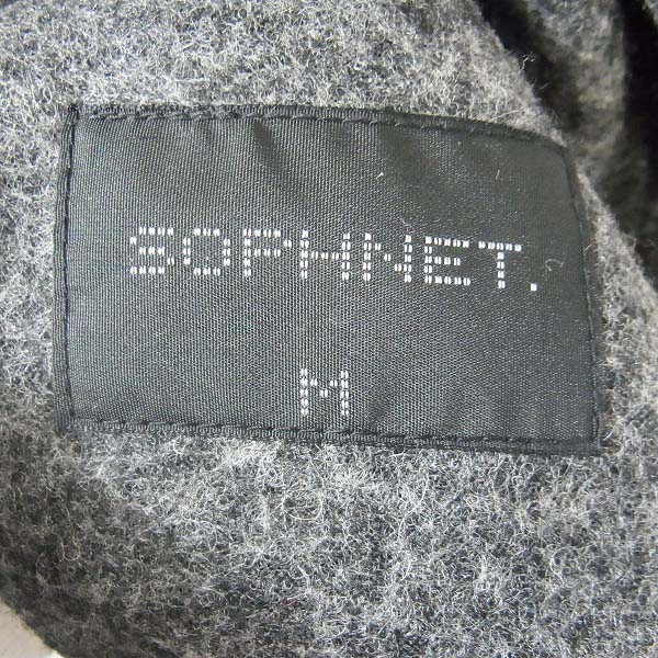 実際に弊社で買取させて頂いたSOPHNET/ソフネット SLIVER WOOL EASY PANT/イージーパンツ 灰系/Mの画像 7枚目