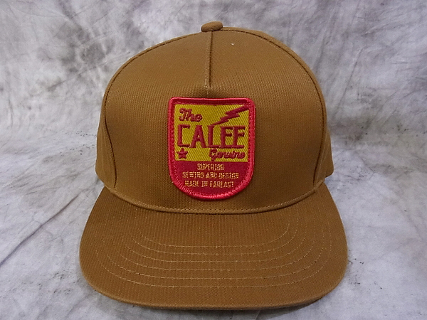 実際に弊社で買取させて頂いたCALEE/キャリー PIQUE WAPPEN CAP/キャップ 帽子 ブラウンの画像 1枚目