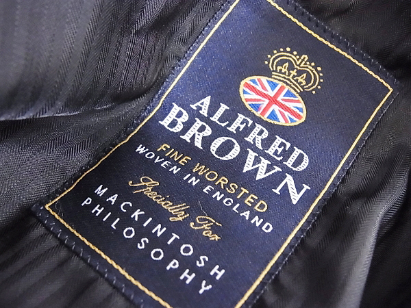 実際に弊社で買取させて頂いたマッキントッシュ 2B ALFRED BROWN TROTTER JACKET/ジャケットの画像 4枚目