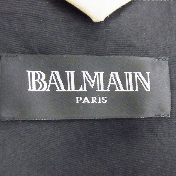 実際に弊社で買取させて頂いたBALMAIN/バルマン エポレット付 コットン サファリジャケット/44の画像 2枚目