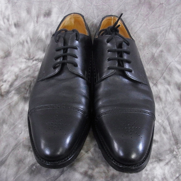 実際に弊社で買取させて頂いたJOHN LOBB/ジョンロブ BRACKLEY ミュージアムカーフ ブラック 6.5の画像 1枚目