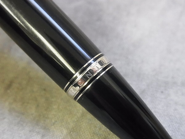 実際に弊社で買取させて頂いたMONTBLANC/モンブラン ボエム ショートボールペン 黒銀/筆記具の画像 7枚目