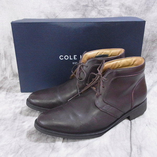 実際に弊社で買取させて頂いたCOLE HAAN/コールハーン レザーショートブーツ C12831/6 1/2の画像 8枚目