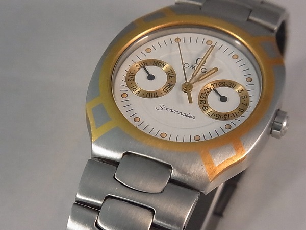 実際に弊社で買取させて頂いた★OMEGA/オメガ SEAMASTER/シーマスター ポラリス/デイデイト 【電池切れ】の画像 6枚目