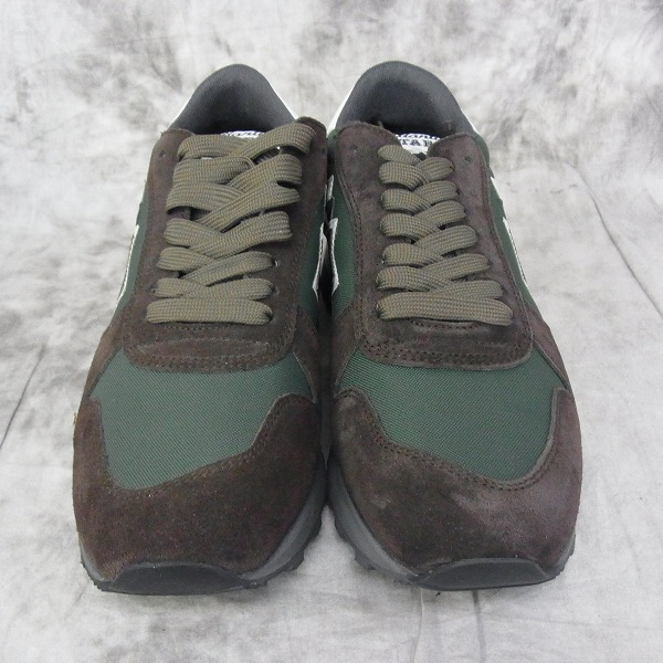 実際に弊社で買取させて頂いた［未使用］Atlantic STARS/アトランティックスターズ CAMOSCIO DARK/VERDE leather スニーカー 42の画像 1枚目