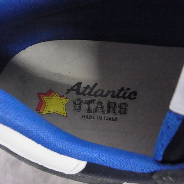 実際に弊社で買取させて頂いた［未使用］Atlantic STARS/アトランティックスターズ スニーカー ネイビー×ブラック/43の画像 7枚目