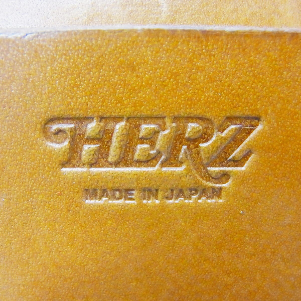 実際に弊社で買取させて頂いたHERTZ/ヘルツ 2WAY レザーショルダーバッグ ブラウン系の画像 5枚目