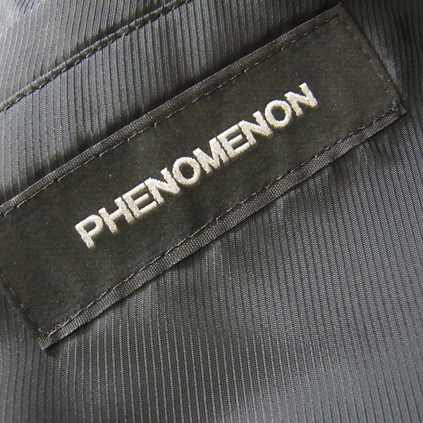 実際に弊社で買取させて頂いたPHENOMENON/フェノメノン 総柄 ウール混 ジレベスト Mの画像 2枚目