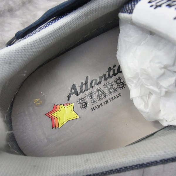 実際に弊社で買取させて頂いた［未使用］Atlantic STARS/アトランティックスターズ DRAKET VBNBL TE90 leather スニーカー 42の画像 4枚目