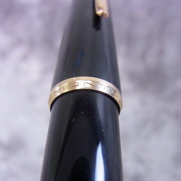 実際に弊社で買取させて頂いたMONTBLANC/モンブラン ビンテージ NO31/14C D ブラック 万年筆の画像 6枚目