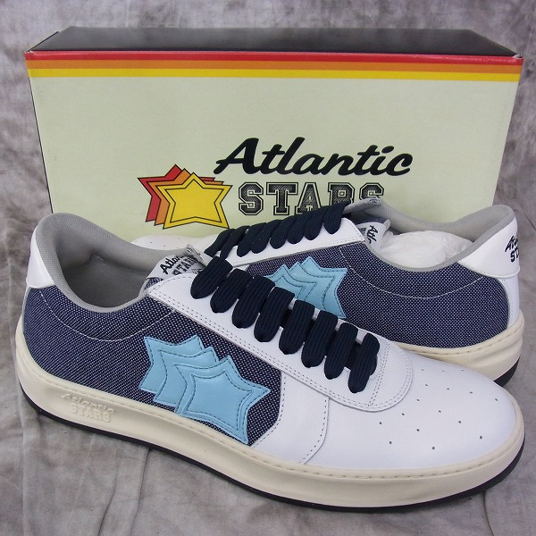 実際に弊社で買取させて頂いた［未使用］Atlantic STARS/アトランティックスターズ DRAKE VBNBL-TE90 leather スニーカー 43