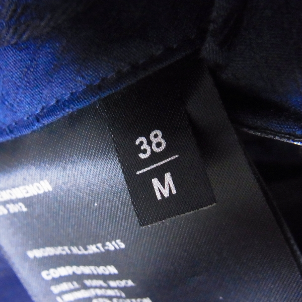 実際に弊社で買取させて頂いたPHENOMENON/フェノメノン 刺繍テーラードジャケット ネイビー Mの画像 3枚目