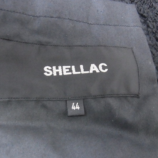 実際に弊社で買取させて頂いた【15万↑】SHELLAC/シェラック 08AW シープベルベット顔料流しM-65タイプブルゾン/44の画像 2枚目