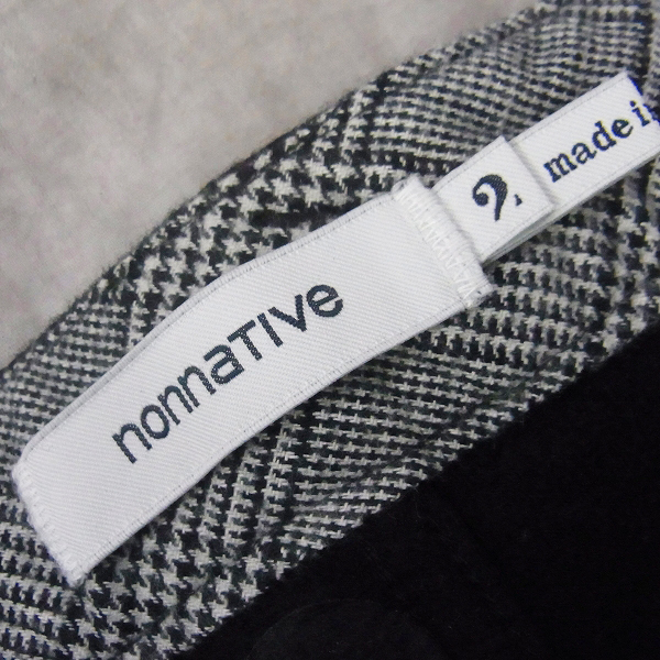 実際に弊社で買取させて頂いたnonnative/ノンネイティブ 14AW DWELLER EASY RIB PANTS/NN-P2623 2の画像 2枚目