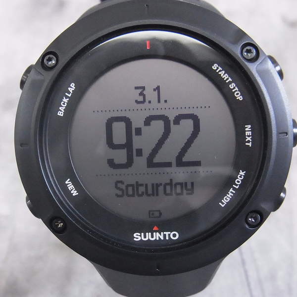 実際に弊社で買取させて頂いたSUUNTO/スント AMBIT3/アンビット3 PEAK/ピーク ブラック 腕時計の画像 1枚目