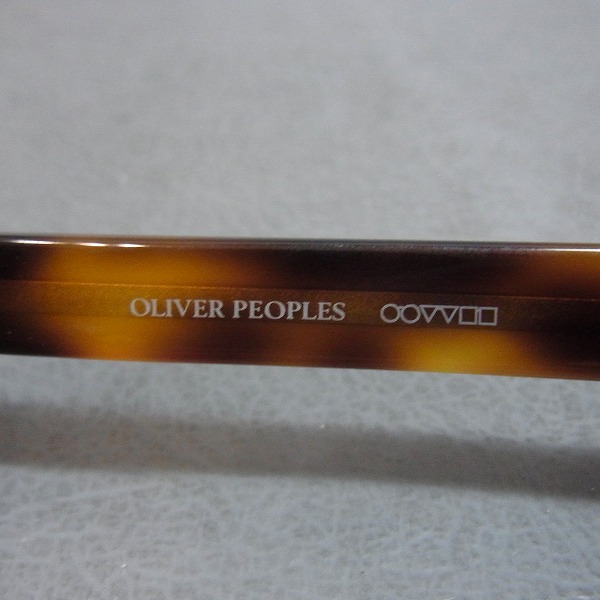 実際に弊社で買取させて頂いた★OLIVER PEOPLES/オリバーピープルズ メガネフレーム デミ柄 barrie-Jの画像 7枚目