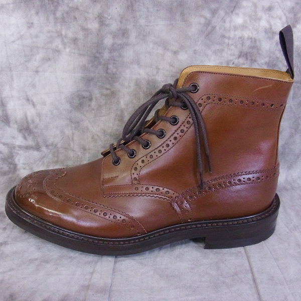 実際に弊社で買取させて頂いたTrickers/トリッカーズ ウイングチップ/カントリブーツ M2508/8の画像 5枚目