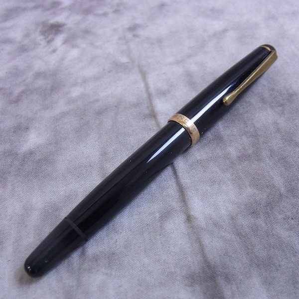 実際に弊社で買取させて頂いたMONTBLANC/モンブラン 342 万年筆 14C 585 ブラック/ゴールドの画像 0枚目