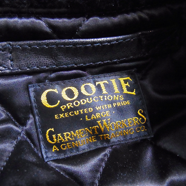 実際に弊社で買取させて頂いたCOOTIE/クーティー 2011AW G-1 Outcast Jacket レザージャケット Lの画像 2枚目