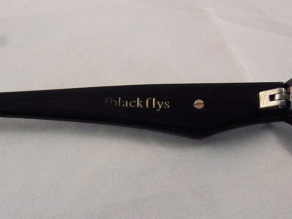 実際に弊社で買取させて頂いたBLACK FLYS/ブラックフライ 度あり/メガネ ブラック FLY BERKLAID の画像 7枚目
