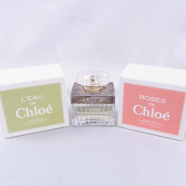 実際に弊社で買取させて頂いたChloe/クロエ ローズドクロエ/オードトワレ EDT 香水 30ml 3点SET