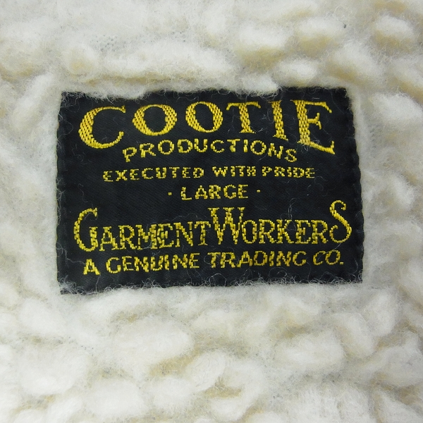 実際に弊社で買取させて頂いたCOOTIE/クーティー 裏ボア付き コットンデニムジャケット/Lの画像 2枚目