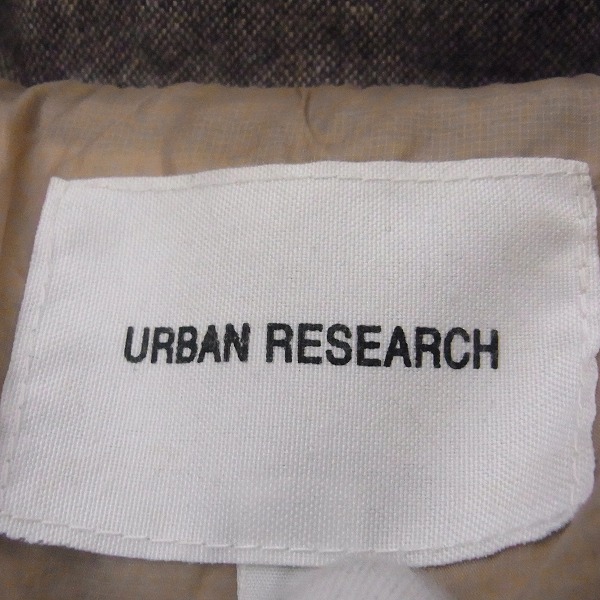 実際に弊社で買取させて頂いたURBAN RESEARCH/アーバンリサーチ ウールダウンジャケット 40の画像 2枚目