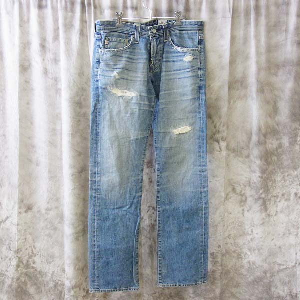 実際に弊社で買取させて頂いたAG JEANS/エージージーンズ ダメージデニムパンツ ジップフライ AG-15369 BM3363/29