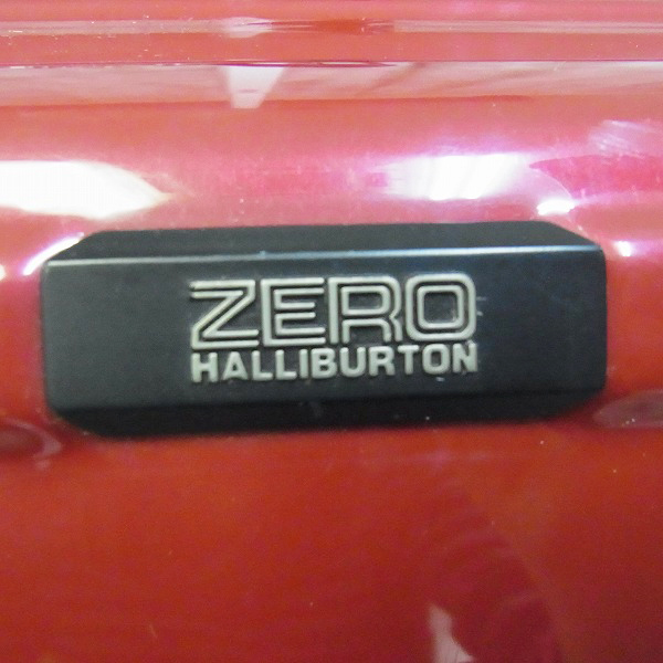 実際に弊社で買取させて頂いたZERO HALLIBURTON/ゼロハリバートン 4輪 スーツ/キャリーケース レッドの画像 6枚目