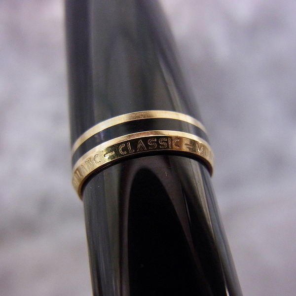 実際に弊社で買取させて頂いたMONTBLANC/モンブラン CLASSIC/クラシック 万年筆 ブラック 14K/585の画像 4枚目