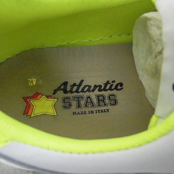 実際に弊社で買取させて頂いた［未使用］Atlantic STARS/アトランティックスターズ DRAKE VBGF TE93 leather スニーカー 42の画像 6枚目