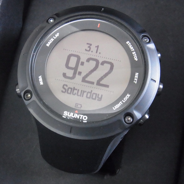 実際に弊社で買取させて頂いたSUUNTO/スント AMBIT3/アンビット3 PEAK/ピーク ブラック 腕時計