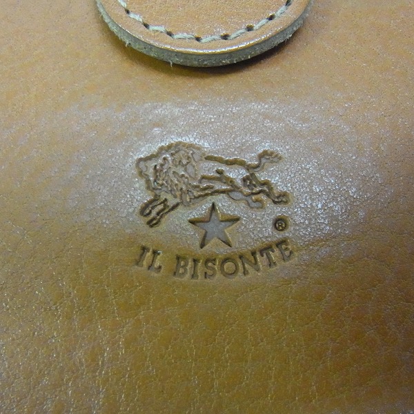 実際に弊社で買取させて頂いたIL BISONTE/イルビゾンテ レザーウォレット ブラウン系 C 0782/MPの画像 5枚目