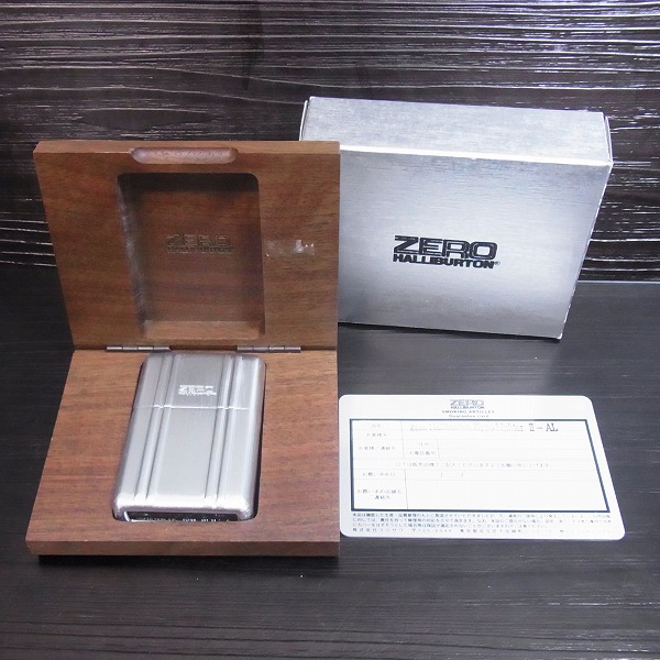 実際に弊社で買取させて頂いた★ZIPPO/ジッポー ZERO HALLIBURTON/ゼロハリ アタッシュケースライター/04年製の画像 9枚目