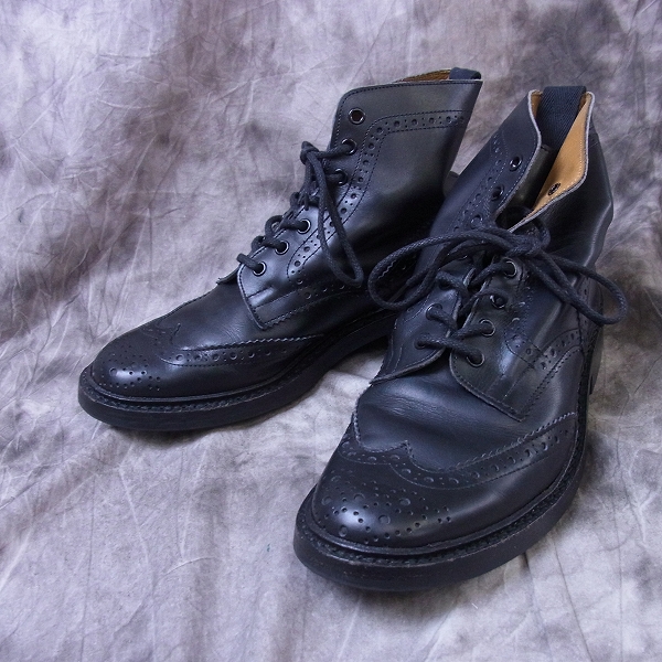 実際に弊社で買取させて頂いたTricker's/トリッカーズ ウィングチップブーツ/909258 UK6.5