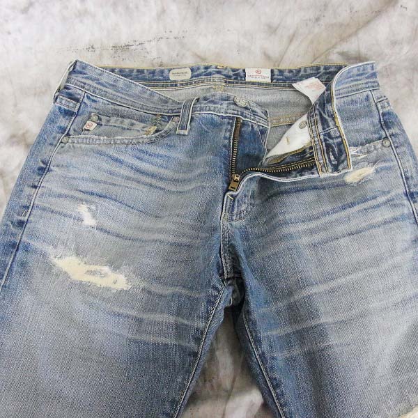 実際に弊社で買取させて頂いたAG JEANS/エージージーンズ ダメージデニムパンツ ジップフライ AG-15369 BM3363/29の画像 2枚目