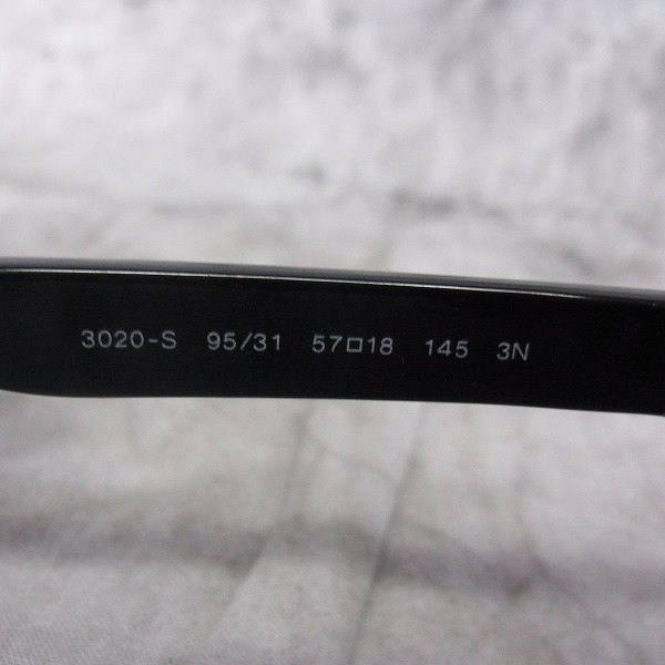 実際に弊社で買取させて頂いたpersol/ペルソール ブラックフレーム眼鏡 サングラス/黒縁 3020-Sの画像 5枚目