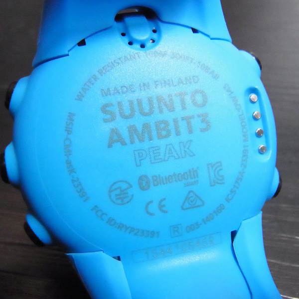 実際に弊社で買取させて頂いた★SUUNTO/スント Ambit 3/アンビット サファイアブルー SS022306000の画像 4枚目