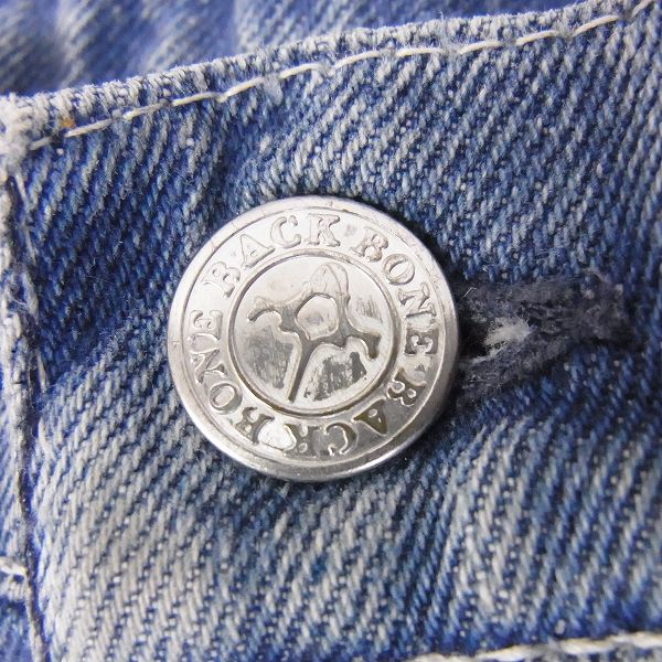 実際に弊社で買取させて頂いたBACKBONE×Levi's/バックボーン×リーバイス VINTAGE/ビンテージ デニム 517改 W35の画像 4枚目