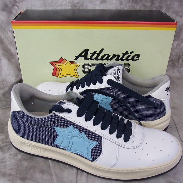 実際に弊社で買取させて頂いた［未使用］Atlantic STARS/アトランティックスターズ DRAKET VBNBL TE90 leather スニーカー 42