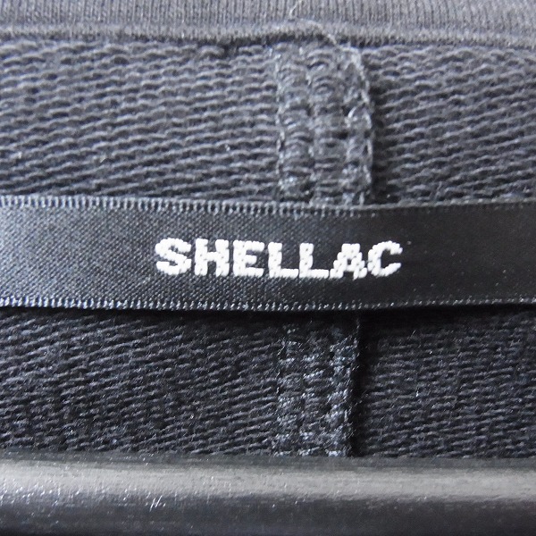 実際に弊社で買取させて頂いたSHELLAC/シェラック フード付き コットンブルゾン/44/ブラックの画像 2枚目