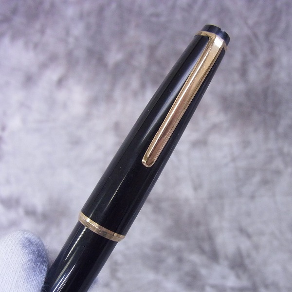 実際に弊社で買取させて頂いたMONTBLANC/モンブラン ビンテージ NO31/14C D ブラック 万年筆の画像 8枚目