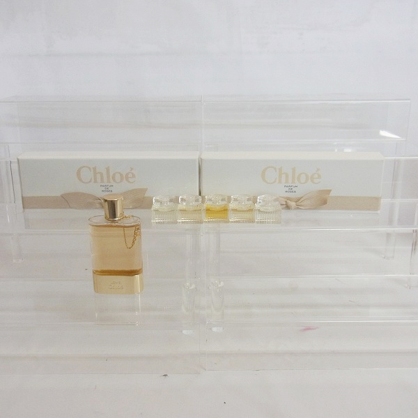 実際に弊社で買取させて頂いたChloe/クロエ LOVE/ラブ オードパルファム PARFUM DE ROSES 5PICミニセット 香水 3点SET