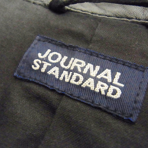 実際に弊社で買取させて頂いたJOURNAL STANDARD/ジャーナルスタンダード シープスキン レザーベスト/Fの画像 2枚目