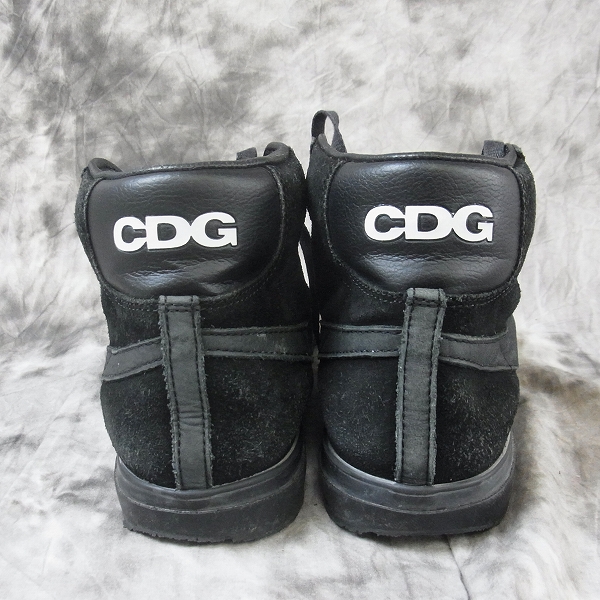 実際に弊社で買取させて頂いたBLACK COMME des GARCONS×NIKE ブレザーハイプレミアム CDG SP BLACK 704571-001/27の画像 2枚目