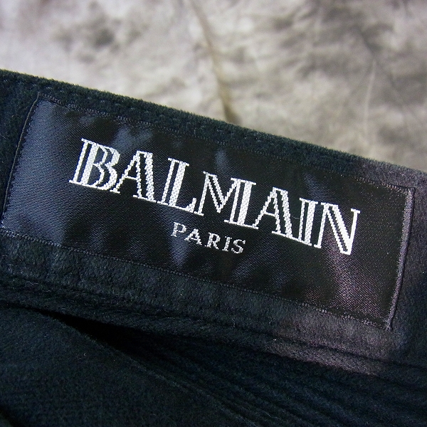 実際に弊社で買取させて頂いたBALMAIN/バルマン 15FW バイカーパンツ W5HT551D212/27の画像 3枚目